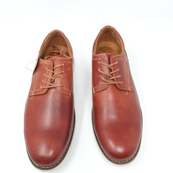 VOSTEY Men's Casual Leather Oxford - Picture 9 of 14